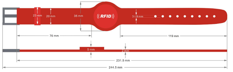 festival rfid wristband