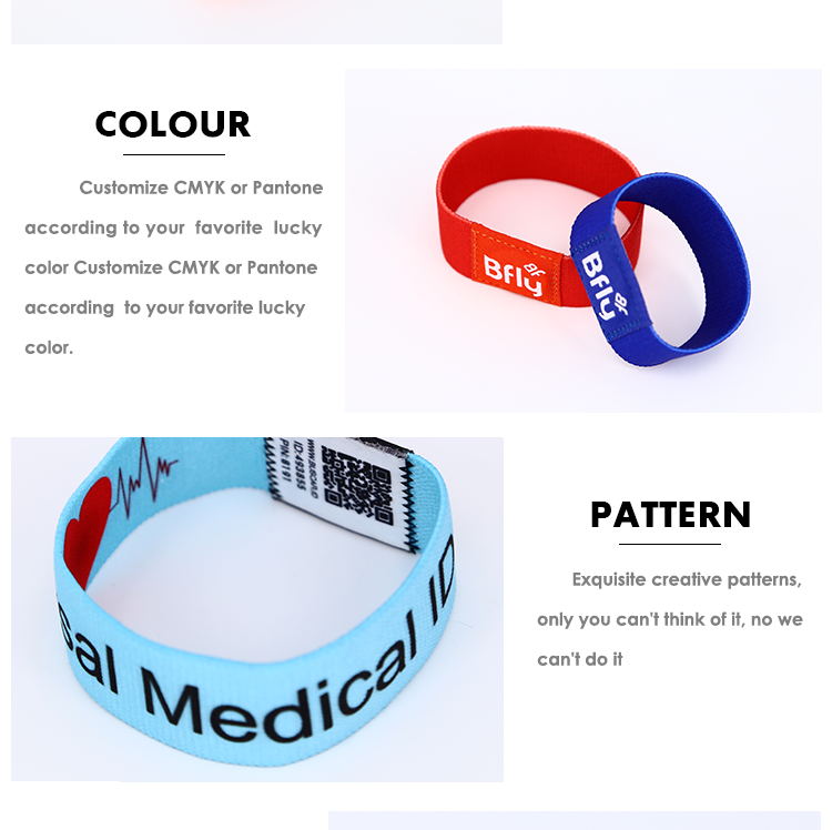 woven event wristbands