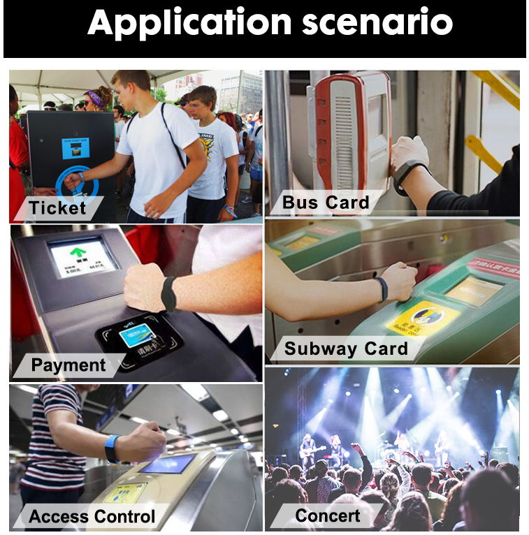 RFID Fabric wristbands