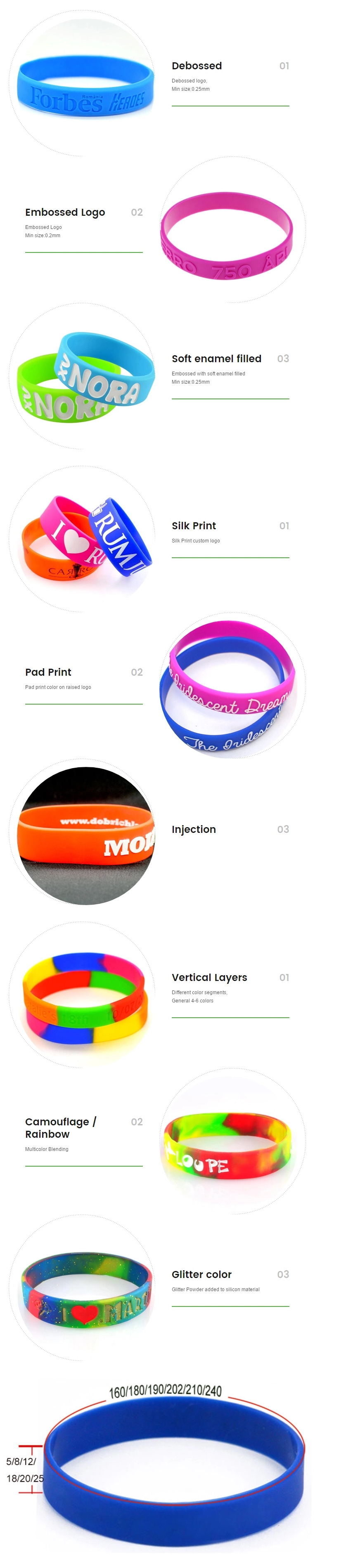 silicone wristbands