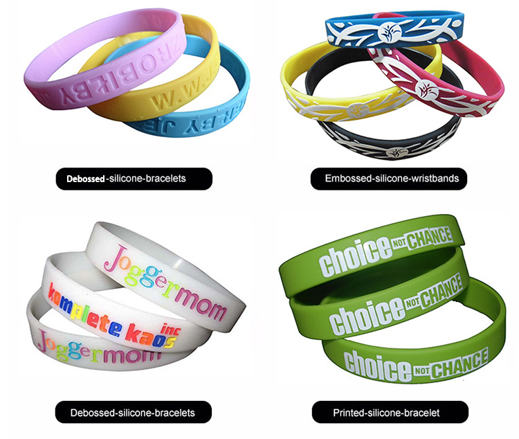 mens silicone wristbands
