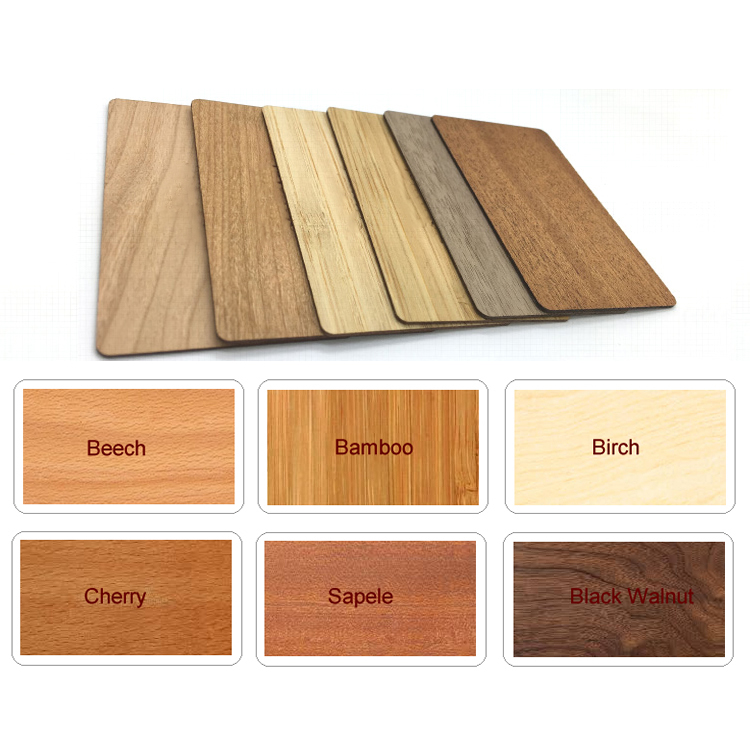wooden cards