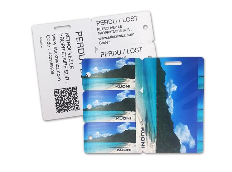 die cut plastic card