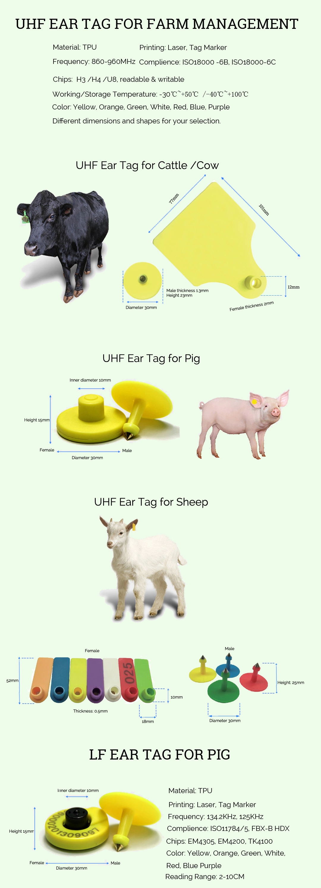 rfid animal tag