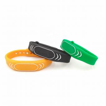 Adjustable RFID Silicone Wristbands