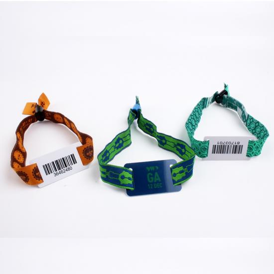 RFID woven wristband for event