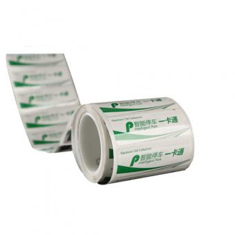 RFID windshield sticker