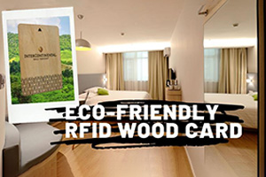 RFID wooden key cards are a new type of hotel key card made from natural wood