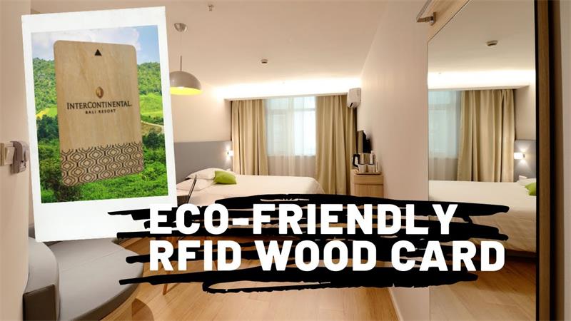 RFID wooden key cards are a new type of hotel key card made from natural wood